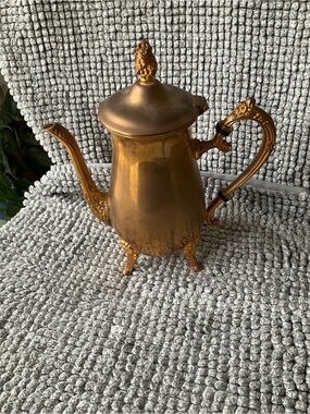 American Apparel Metallic Gold Decorative Coffee Pot